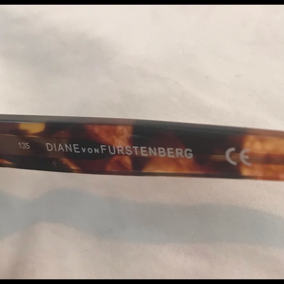 Diane Von Furstenberg DVF 604S KYLIE Sunglasses Shimmer Tokyo Tortoise - Picture 8 of 9